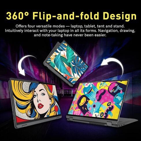 لاب توب لينوفو ايدياباد فليكس 5 مقاس 16 بوصة 2.5 كيه تعمل باللمس 2 في 1، انتل i7-1255U، ذاكرة الوصول العشوائي 16 جيجا، تخزين 2.28 تيرابايت (2 تيرابايت اس اس دي + مجموعة قاعدة تركيب 288 جيجا)، رسومات انتل ايريس اكس، لوحة أرقام، واي فاي 6، رمادي، Win11 الصف in Saudi Arabia