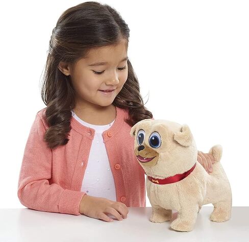 Disney Junior Puppy Dog Pals Adventure Pals Plushie Walking and Barking Bingo, Officially Licensed Kids Toys for Ages 3 Up by Just Play in Saudi Arabia