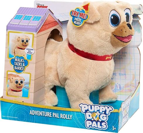 Disney Junior Puppy Dog Pals Adventure Pals Plushie Walking and Barking Bingo, Officially Licensed Kids Toys for Ages 3 Up by Just Play in Saudi Arabia