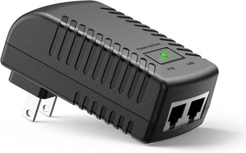 24V POE Injector Adapter, 100Mbps Ethernet POE Injector, POE Power Supply for UeeVii Wireless Bridge in Kuwait