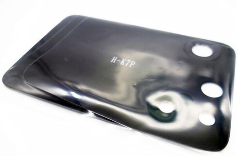 غطاء بديل لعدسة زجاجية للكاميرا الخلفية متوافق مع هاتف Xiaomi Poco M4 Pro 4G 6.6 بوصة (أسود) in Saudi Arabia