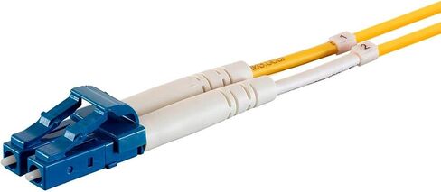 مونوبرايس كابل ألياف بصرية - 2 متر - أصفر | LC/UPC-LC/UPC، G657A1، وضع فردي، مزدوج، 2 مم، PVC in Saudi Arabia