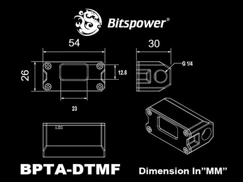 المستشعر الحراري Bitspower Touchaqua Digit (إصدار فهرنهايت) in Kuwait
