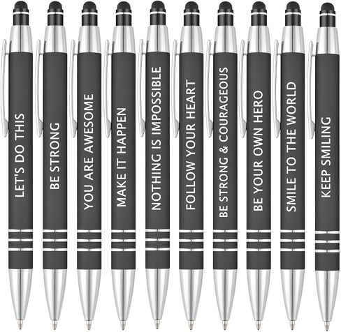 Office Pens/Set of 5 Funny Ballpoint Pens - Vibrant Color With Fun Novelty Pens,office stationary, gag gift, funny gift in Saudi Arabia