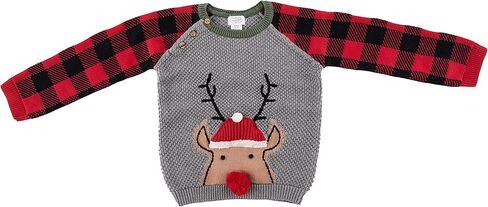 Mud Pie Baby Boys' Buffalo Reindeer Sweater in Saudi Arabia