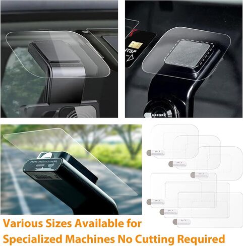 6Pcs Windshield Dashcam Stickers Adhesive Dashcam Windshield Sticker Sturdy Electrostatic Stickers Easily Prevent Scratching & Falling for Dash Cam Sticker Shield for Mounting Phone Projection Screen in Saudi Arabia