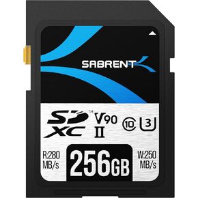 بطاقة ذاكرة SABRENT Rocket v90 سعة 256 جيجابايت SD UHS-II بسرعة 280 ميجابايت/ثانية وسرعة 250 ميجابايت/ثانية (SD-TL90-256GB) in Kuwait