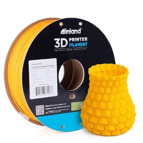 INLAND Micro Center PLA 3D Printer Filament 1.75mm - Silver, Dimensional Accuracy +/- 0.03mm - 1kg Cardboard Spool (2.2 lbs) “ Fits Most FDM/FFF Printers “ Odor Free, Clog Free Filaments