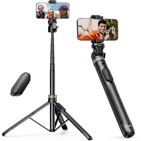 Sensyne 72" Phone Tripod, Extendable Tripod for iPhone & Selfie Stick with Detachable Phone Holder & Wireless Remote, iPhone Tripod Compatible with All Cell Phones, Camera