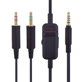 MMX 300 Replacement Cable Cord for Beyerdynamic MMX 300 / MMX 300 2nd Generation Gaming Headset, Volume Control Inline Mute, Plug and Play Twisted Pair OFC Copper Wire(8.2Ft / 2.5m)