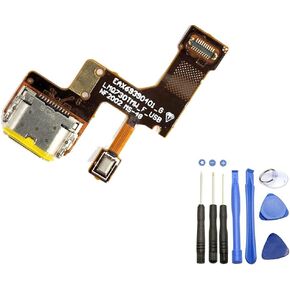 نوع C USB شحن ميناء مجلس الكابلات المرنة استبدال LG Stylo 6 Q730 LMQ730TM LM-Q730TM LMQ730TM3 Q0730 Q730TM 6.8 بوصة + أدوات in Kuwait