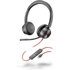 HPP Poly Blackwire 8225 Stereo USB-C Headset +USB-C/A Adapter