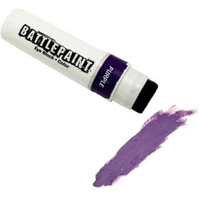 EyeBlack BattlePaint – Bright Colored Under Eye Black Grease for Pro Athletes and Super Fans – 1 Stick - Purple, 0.16 Ounce (Pack of 1)