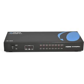 Orei 1x16 HDMI Splitter 6 Ports Proffessional HDMI Powered for Full HD 1080P & 3D Support - HD-1016