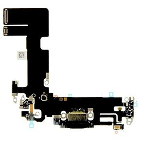 USB Dock Charging Port Flex Cable PCB Board Module Replacement Compatible with Apple iPhone 13 (Black)