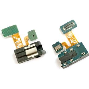 YESUN Earphone Headphone Audio Microphone Mic Jack Flex Cable for Samsung Galaxy J3 J5 J7 2017 J330 J530 J730 J4 2018 J400 J400F (Pack of 2)