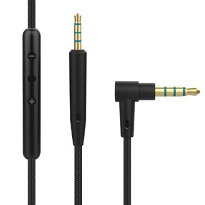 QC25 Mic Cable Compatible with Bose QC35 QC35II QC45 QC25 OE2 OE2i E45BT E55BT E65BTNC 750NC Headphones with in line Mic Volume Control, 4.9ft