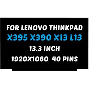 B133HAK02.2 Replacement for Lenovo Thinkpad X395 X390 X13 L13 GEN 1th 2th 3th 4th LCD Screen FRU 02DA370 02HL707 02HL708 02HL714 20NL 20NM 20Q0 20R3 FHD 13.3 inch 40 Pins 60Hz LED Touch Display Panel in Kuwait