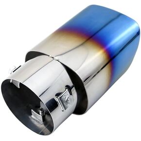 2Pcs Stainless Steel Chrome Tailpipe Muffler Tail Exhaust Tip Cover Compatible For Honda CRV CR-V 2017-2019 Accessories,Compatible For Range Rover 2005-2010, Range Rover Sport 2005-2010