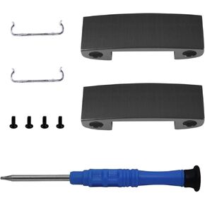 Studio Pro Hinge Replacement Metal Repair Parts Compatible with Beats Studio Pro Wireless Headphone,Durable Repair Kit Replacement Headband Metal Folding Hinge Clip Cover Pin Repair Parts Set（Black）