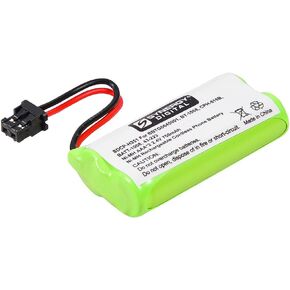 Synergy Digital Cordless Phone Battery, Compatible with Uniden BT1008 Cordless Phone, (Ni-MH, 2.4V, 750 mAh) Ultra Hi-Capacity, Compatible with Uniden BT-1008 Battery