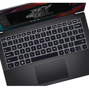 Keyboard Cover for Dell Precision 14 5470 5480 5490, Dell Precision 16 5680 5690 16" Mobile Workstation Keyboard Skin Protector - Black