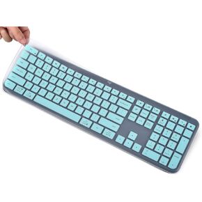 غطاء لوحة المفاتيح للوحة المفاتيح اللاسلكية Logitech Signature Slim K950، غطاء حماية لوحة المفاتيح اللاسلكية Logitech Signature Slim K955، ملحقات Logitech MK955 K950، أسود in Kuwait