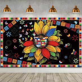 Hispanic Heritage Month Photo Backdrop Latino Heritage Month Banner National 22 Spanish Speaking Countries Latino Heritage Month Decorations and Supplies for School Classroom Office