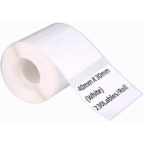 Thermal Stickers Compatible with Phomemo M110/120 Label Printer 4 Rolls White 1.96"x 1.96'' (50mm x 50mm) Adhesive Labels for School Home (4, 50 * 50mm)