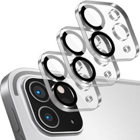 [3 Pack] Camera Lens Protector for iPad Pro 11"/13" 2024,9H Tempered Glass,Anti-Scratch,No-Bubble, HD Clear.Full Coverage,Case Friendly,Easy Installation.