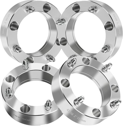 HHCSOP 4x156 2" ATV Wheel Spacers for Polaris RZR 900 2015-2017, Polaris RZR XP 1000 2014 2015 2016 2017 2018, 4PCS Black Wheel Adapters with M12x1.5 Studs & 131mm Bore in Saudi Arabia