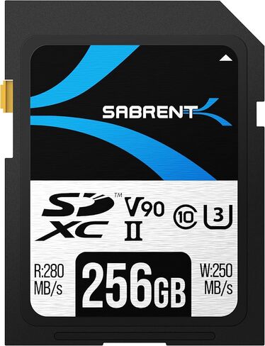 بطاقة ذاكرة SABRENT Rocket v90 سعة 256 جيجابايت SD UHS-II بسرعة 280 ميجابايت/ثانية وسرعة 250 ميجابايت/ثانية (SD-TL90-256GB) in Saudi Arabia