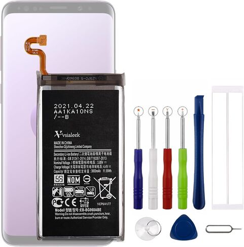 EB-BG960ABE Replacement Battery Compatible with Galaxy S9 G9600 G960F with Toolkit in Saudi Arabia