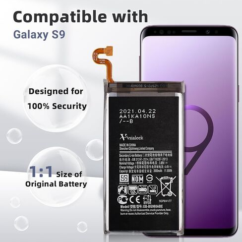 EB-BG960ABE Replacement Battery Compatible with Galaxy S9 G9600 G960F with Toolkit in Saudi Arabia