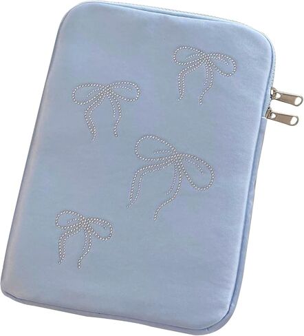9-11 Inch Tablet Sleeve Case for iPad Pro 11 Air 4 10.2 Tab Protective Bag Bling Bowknot Crystal Studded Laptop Pouch Carrying Case in Saudi Arabia