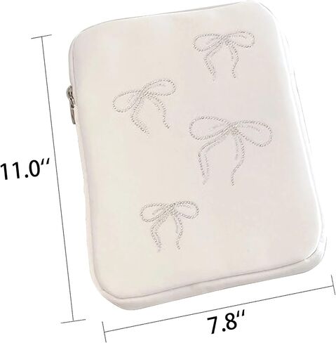 9-11 Inch Tablet Sleeve Case for iPad Pro 11 Air 4 10.2 Tab Protective Bag Bling Bowknot Crystal Studded Laptop Pouch Carrying Case in Saudi Arabia