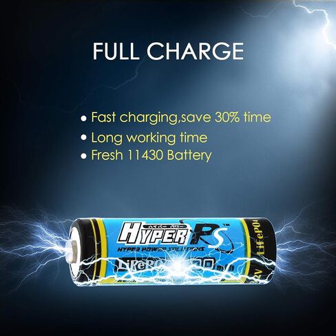 (20 حزمة) بطارية LiFePo4 14430 (14 × 43 مم) 3.2 فولت بقدرة 400 مللي أمبير في الساعة قابلة لإعادة الشحن لمصابيح الألواح الشمسية، وفرشاة الأسنان، ماكينة الحلاقة، المصباح اليدوي in Saudi Arabia