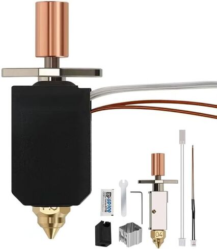 HzdaDeve 3D Printer Extruder Kit for Artillery Sidewinder X1 X2 Genius Heater Cartridge Thermistor NTC 100K Nozzle 1.75mm Filament in Saudi Arabia