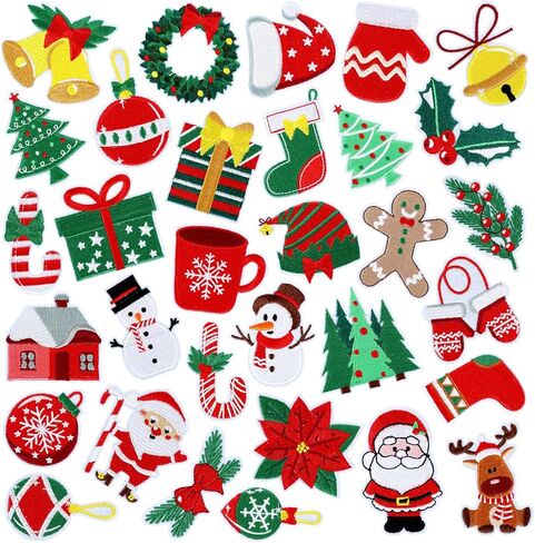 32 Pieces Summer Iron on Patches Cute Beach Theme Bikini Coconut Sunglasses Hat Sew on Embroidered Applique Repair Patch DIY Crafts Festive Gifts for Clothing Hat Shirt Bag Jeans DIY Decorations in Kuwait