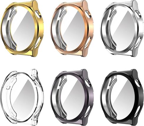 حافظات حماية للشاشة لساعة Huawei Watch GT3 Pro، حافظة حماية شاملة من مادة TPU بغطاء ممتص للصدمات مخصصة لساعة Huawei Watch GT3 Pro (46 ملم، 6 ألوان) in Saudi Arabia