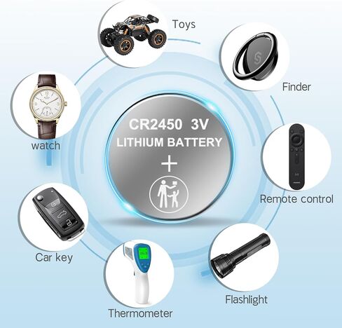 بطارية CR2430 3V - خلية عملة ليثيوم ممتازة للساعات والأجهزة الطبية والآلات الحاسبة 10 عبوات in Saudi Arabia