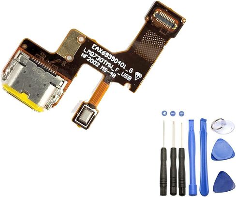 نوع C USB شحن ميناء مجلس الكابلات المرنة استبدال LG Stylo 6 Q730 LMQ730TM LM-Q730TM LMQ730TM3 Q0730 Q730TM 6.8 بوصة + أدوات in Kuwait