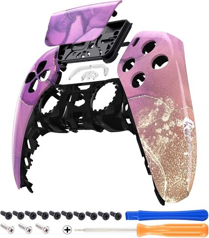 eXtremeRate Stars Explorer Front Housing Shell with Touchpad Compatible with ps5 Controller BDM-010 BDM-020 BDM-030 BDM-040, DIY Replacement Shell Custom Touch Pad Cover Compatible with ps5 Controller in Saudi Arabia