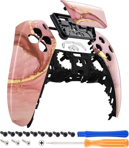 eXtremeRate Stars Explorer Front Housing Shell with Touchpad Compatible with ps5 Controller BDM-010 BDM-020 BDM-030 BDM-040, DIY Replacement Shell Custom Touch Pad Cover Compatible with ps5 Controller in Saudi Arabia