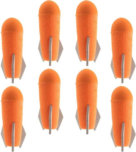 EKIND 10-Pack New Mega Missile Refill for Toy Rocket Launcher, Foam Ammo Compatible for Nerf N-Strike Elite Series(Orange) in Saudi Arabia