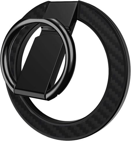 دعامة حلقية مغناطيسية معدنية جديدة دعامة حلقية للهاتف المحمول جديدة لسطح المكتب (ألياف الكربون-1) in Kuwait