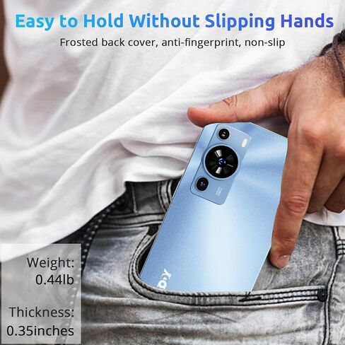 Xgody Mate 50 Unlocked Android Phone, 6.56'' HD Incell Screen, 4G LTE Dual Sim Unlocked Cell Phone, 4500mAh Smart Phone, Face Unlock Smartphones, Camera 18MP+5MP Mobile Phone (Mate 50, Navy Blue) in Saudi Arabia