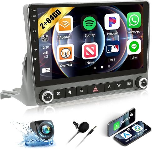2G+64G Car Stereo Radio for Chevy Camaro 2010 2011 2012 2013 2014 2015 Android 13 Radio with Wireless CarPlay Android Auto 9" Touch Screen Head Unit with HiFi GPS Navigation Bluetooth FM Backup Camera in Saudi Arabia
