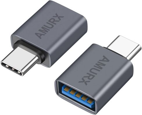 USB C to USB Adapter, 2 Pack 10Gbps USB 3.2 Gen 2 Fit Side by Side, USB C Male to USB A 3.2 Female Adapter Compatible with iPhone15 Pro Max/iPad/iMac/Mac Pro and Thunderbolt 4/3 in Saudi Arabia