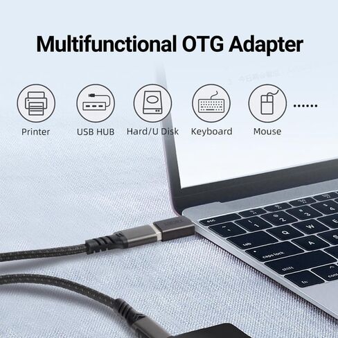 USB C to USB Adapter, 2 Pack 10Gbps USB 3.2 Gen 2 Fit Side by Side, USB C Male to USB A 3.2 Female Adapter Compatible with iPhone15 Pro Max/iPad/iMac/Mac Pro and Thunderbolt 4/3 in Saudi Arabia